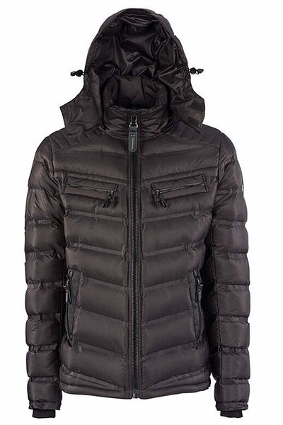 lumberjack Ανδρικό παλτό Everest Coat 100567768 μαύρος
