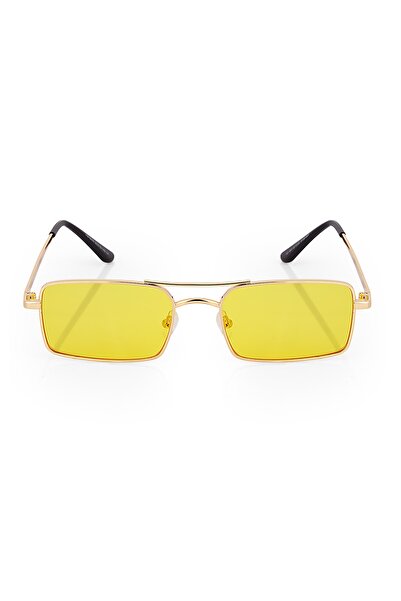 Twelve Unisex Rectangular Retro Sunglasses