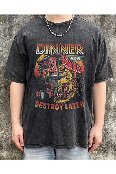 Touz Tricou vintage unisex Grandükkan Washed Dinner