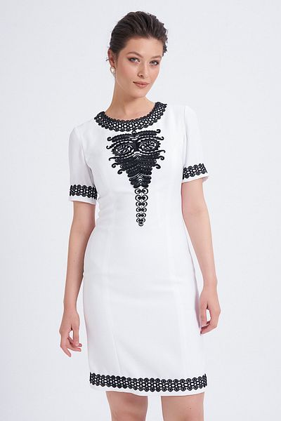 Balizza Blz-sleeveless Lace Guipure Detailed Dress