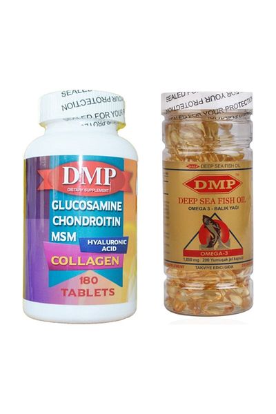 DMP Glucosamine Chondroitin Msm 180 Tablet Omega 3 200 Capsule