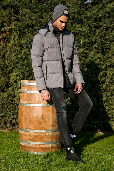 Buratti Water Resistant Regular Fit Removable Hooded Puffer Coat Men's Coat 584008