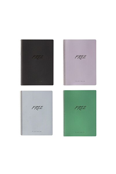 KESKİN COLOR Free Platinum A4 80 Yaprak Çizgili Defter