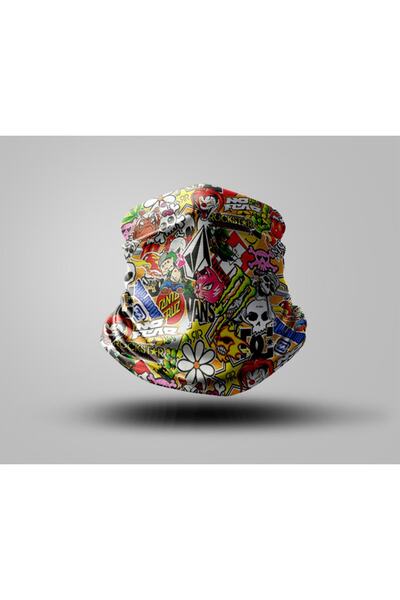 Buffalo Biker Buff Mask Neck Collar Outdoor Neck Collar Unisex Bandana Pack of 5