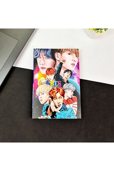 hediyeofisi دفتر ملاحظات مرن بتصميم BTS 3