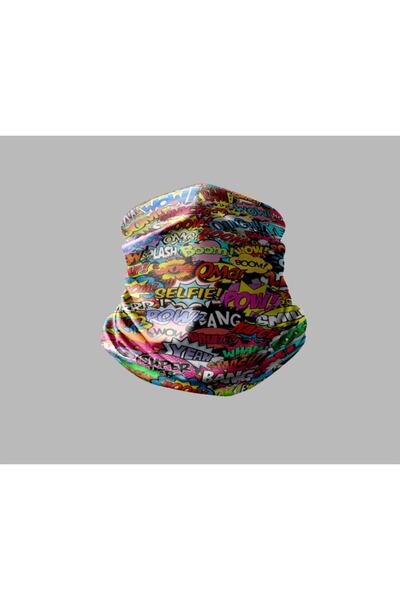 Buffalo Karışık Çok Desenli Tasarımlı Motorcu Buff Maske Outdoor Boyunluk Uni...