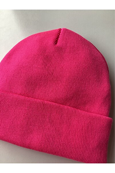 Unisex Basic Neon Pembe Bere