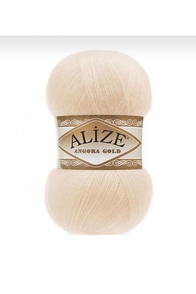 Alize Angora Gold 5 Pieces - Light Salmon Hand Knitting Lanyard 681