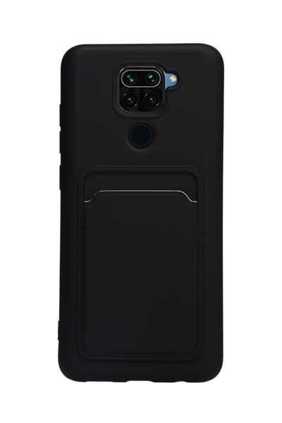 Molly Technology جراب سيليكون لهاتف Xiaomi Redmi Note 9 مع جيب للبطاقات