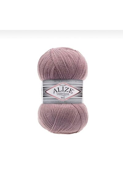 Alize Βελονάκι Süperlana 5 τεμαχίων πλεξίματος χειρός 142 τριαντάφυλλο