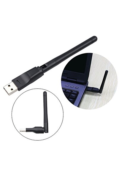 Derwell 150 Mbps Mt7601 Kablosuz Ağ Kartı Mini Usb Wifi Adaptörü Lan Wi-fi Alıcısı Dongle Anten 802.11 Chip