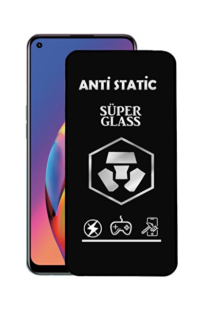 CaseArt Oppo Reno 5 Lite Tam Kaplayan Anti Statik Dayanıklı Süper Cam Ekran K...