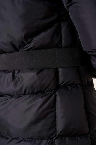 İKLİM LİFE Μακρύ πουπουλένιο παλτό με ελαστική πλάτη