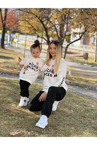 tunay moda مجموعة الأم والابنة العلوية السفلية (مجموعة واحدة)