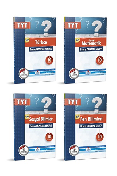 ÖZDEBİR YAYINEVİ Özdebir Yayınları Tyt Branş Deneme Seti Toplam 4 Kitap (4x10 Deneme)