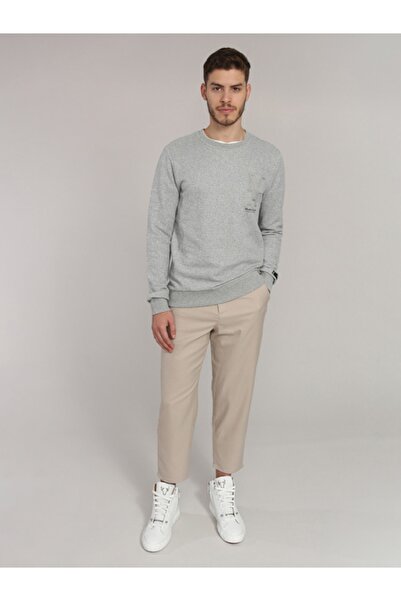 Jack & Jones Bisiklet Yaka Işlemeli Sweatshirt- Blumelvin