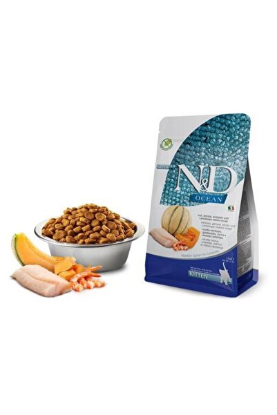 N&D Ndkitten Tahılsız Morina Balıklı Karideslibalkabağıve Kavunlu Yavru Kedim...