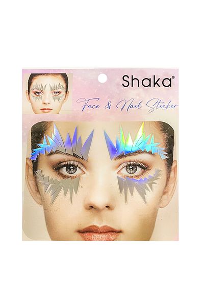 SHAKA Face and Makeup Decoration Patterned Sticker - Triangle Patterned As-1313