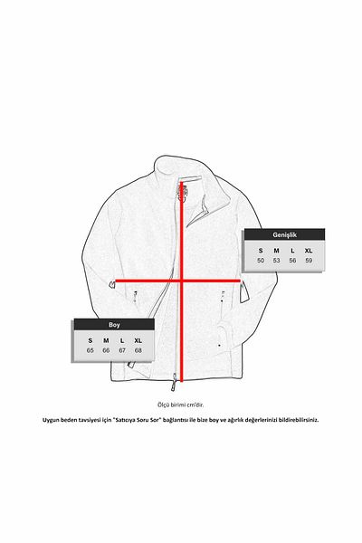 Cottonland Γυναικείο Scarlett Relaxed Cut Χοντρό Fleece Μπουφάν Μαύρο