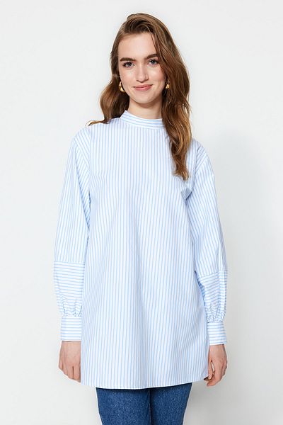Trendyol Modest Tunic - Blue - Regular fit