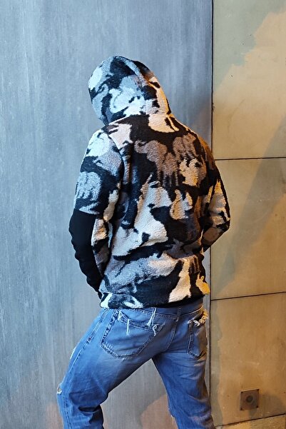 AYYA MEN Unisex Plush Hooded Zippered Sweat