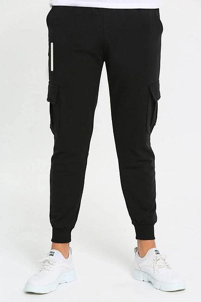 memowear Unisex Reflective Print Λεπτομερής Φούτερ Commando Pocket