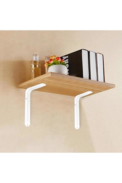 RafBurada Duvar Rafı  Konsol Duvar Rafı, Duvara Monte Raf Siyah-20x60