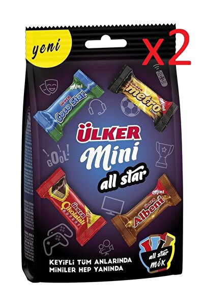 Ülker Mini Al Star Çoklu Poşet 91 Gr X 2 Li Paket
