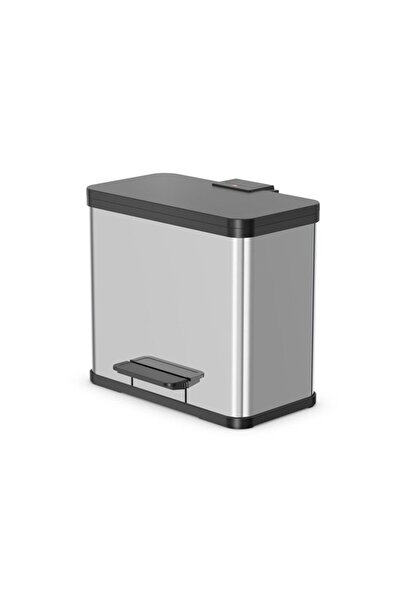 Hailo 3X9 Lt Paslanmaz Çelik Çöp Kovası