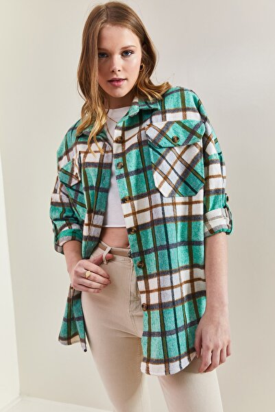 Bianco Lucci Női mintás hosszú ing