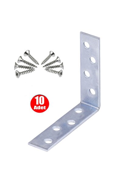 ALETÇANTAM Mobilya Dolap Köşe L Gönye 15x55x55 Bağlantı - 10 Adet