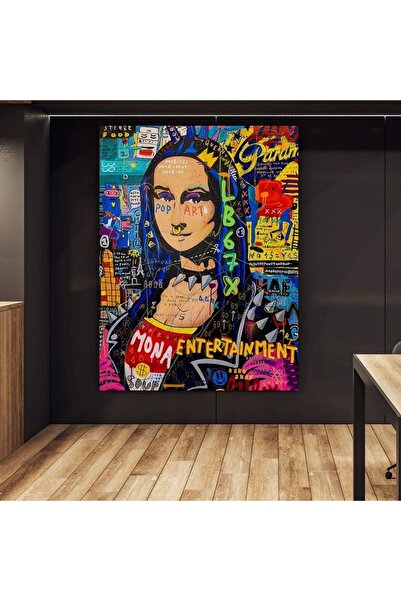 A1881 Mona Lisa Renkli Duvar Örtüsü