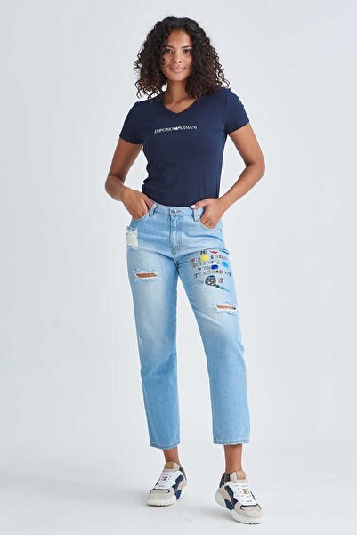 Love Moschino Kadın Boyfriend Jeans