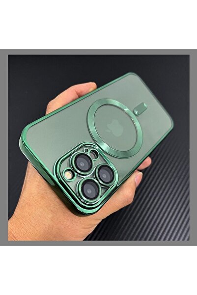 m.tk moveteck Iphone 13 Pro Max Kılıf Kamera Camı Kaplamalı Parlak Renkli Mag...