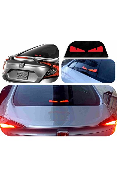 Sm Motors Honda Civic Fc5 3. Stop Pleksiglas Karbon Kapak