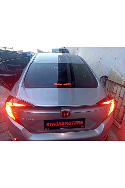 Sm Motors Honda Civic Fc5 3. Stop Pleksiglas Karbon Kapak