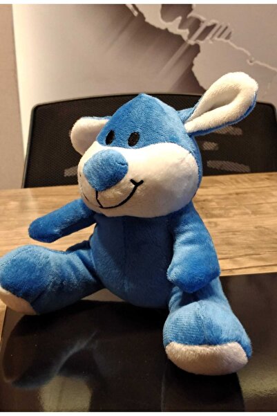 Genel Markalar Halley Oyuncak Sevimli Peluş Mavi Köpek 18cm