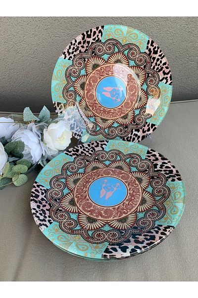 Lucky Art Chain 6-Piece Plate 26 cm