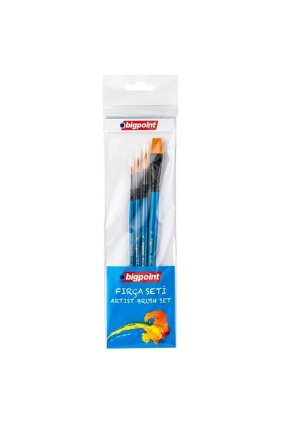 Bigpoint 111 & 210F Series Synthetic Bristle & Brush Set - 4 Blister & 12 Box