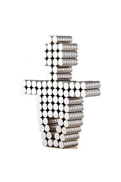 Dünya Magnet 10 Adet 6mm X 2mm Yuvarlak Güçlü Neodyum Mıknatıs Magnet