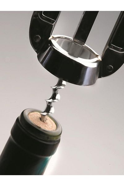 Sorendy Stainless Chrome Plated - Double Lever Boj Corkscrew Wine Opener Cork Lid Opening Tool Pro