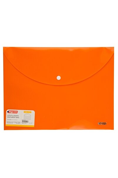 Bigpoint حقيبة ملفات باللون البرتقالي مقاس A4 مكونة من 12 قطعة