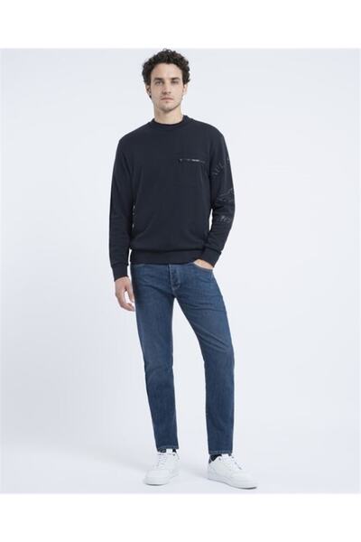 PAUL&SHARK Men's Red Rivet 5 Pockets Jeans