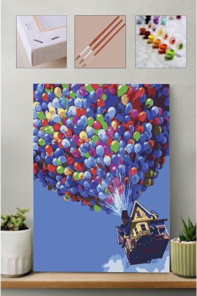 Carmen Sayılarla Boyama Seti - Balonlar 60x75cm