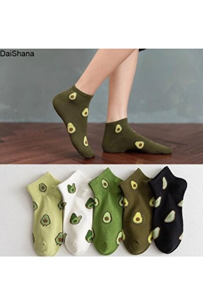 SBA SOCKS 5-pack Avocado Women's Socks