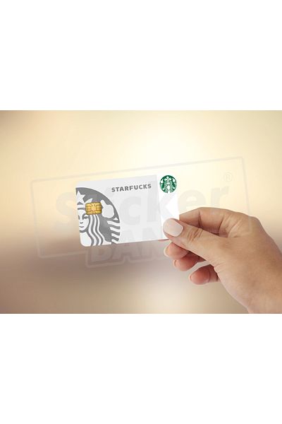 Sticker Bank Starfucks Card Sticker for Credit Card