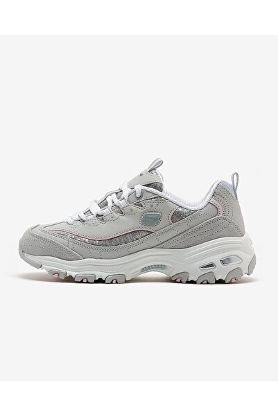 SKECHERS D'lites - Sparkling Rain Kadın Gri Sneakers 149060 Lgpk