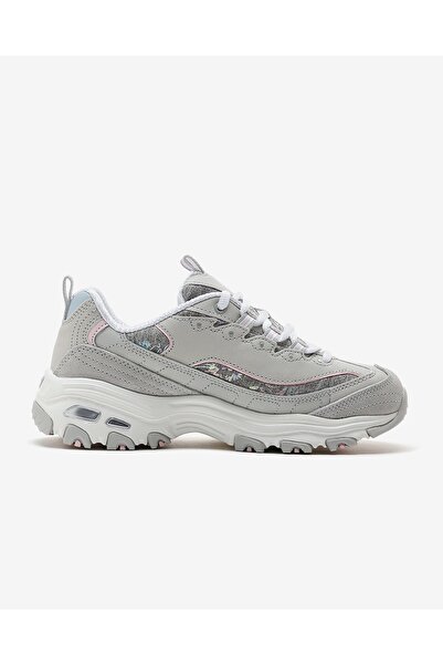 SKECHERS D'lites - Sparkling Rain Kadın Gri Sneakers 149060 Lgpk