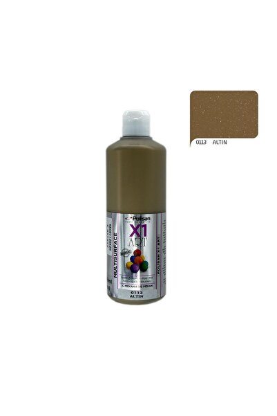Polisan X1art Multisurface Hobi Boyası 500ml -0113 Altın(sedef)