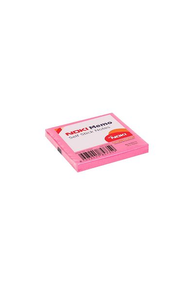 Noki 50 Pieces Postit 75mm X75mm Adhesive Paper 80 Sheets Pink